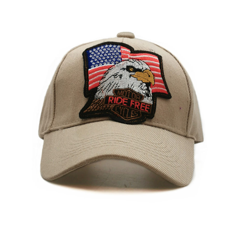 

Men's Outdoor American Eagle Embroidery Sun Hat