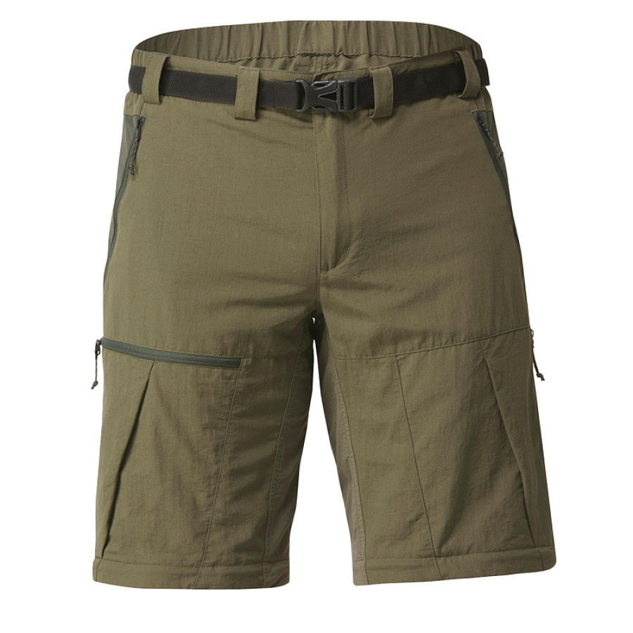 

Men's Outdoor Quick Dry Hiking Zip Shorts