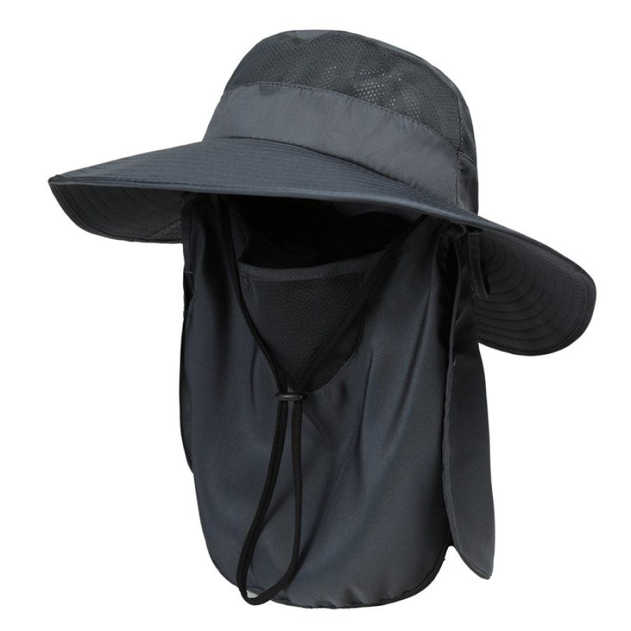 

Outdoor Sunscreen Fisherman Mountaineering Anti-UV Sun Hat
