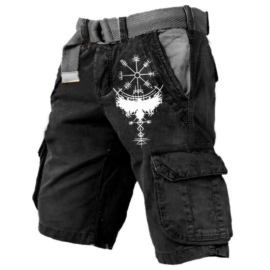 

Men's Outdoor Viking Print Cargo Shorts