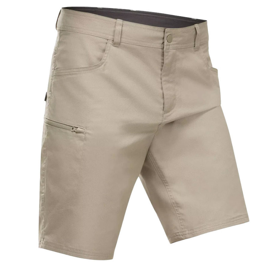 

Men's Outdoor Comfort Simple Zipper Cargo Shorts