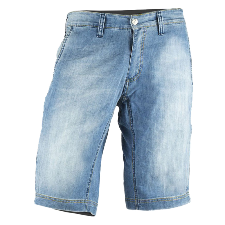 

Men's Outdoor Simple Denim Shorts