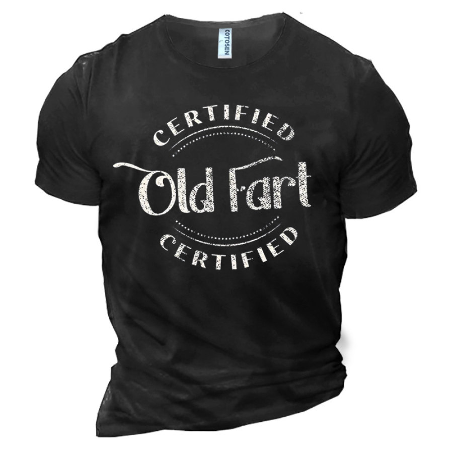 

Cotton Certified Old Fart Men's Short Sleeve T-Shirt