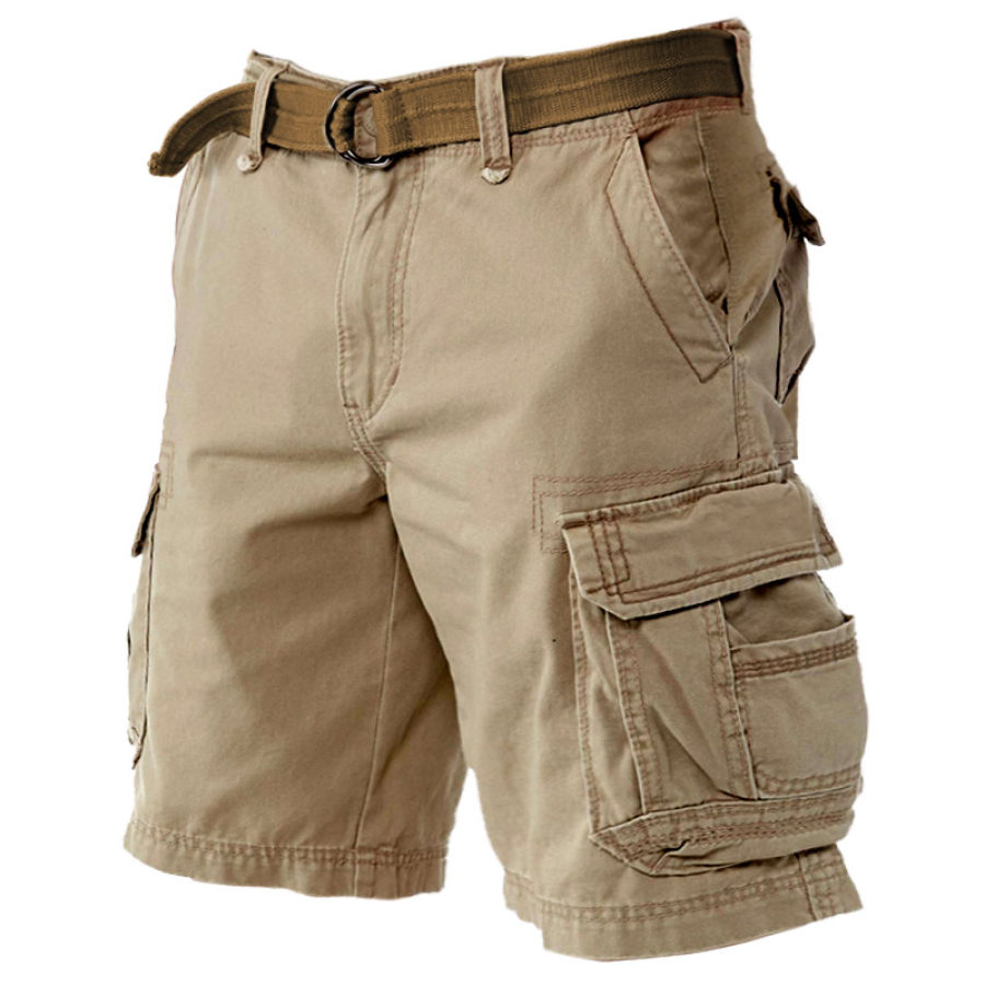 

Men's Multifunctional Pocket Casual Shorts