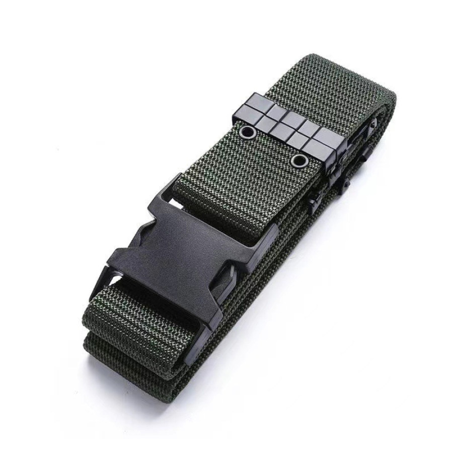 

Men's Canvas Outdoor American Belt Army Fan Outdoor Tactical Tooling Armed Security Belt