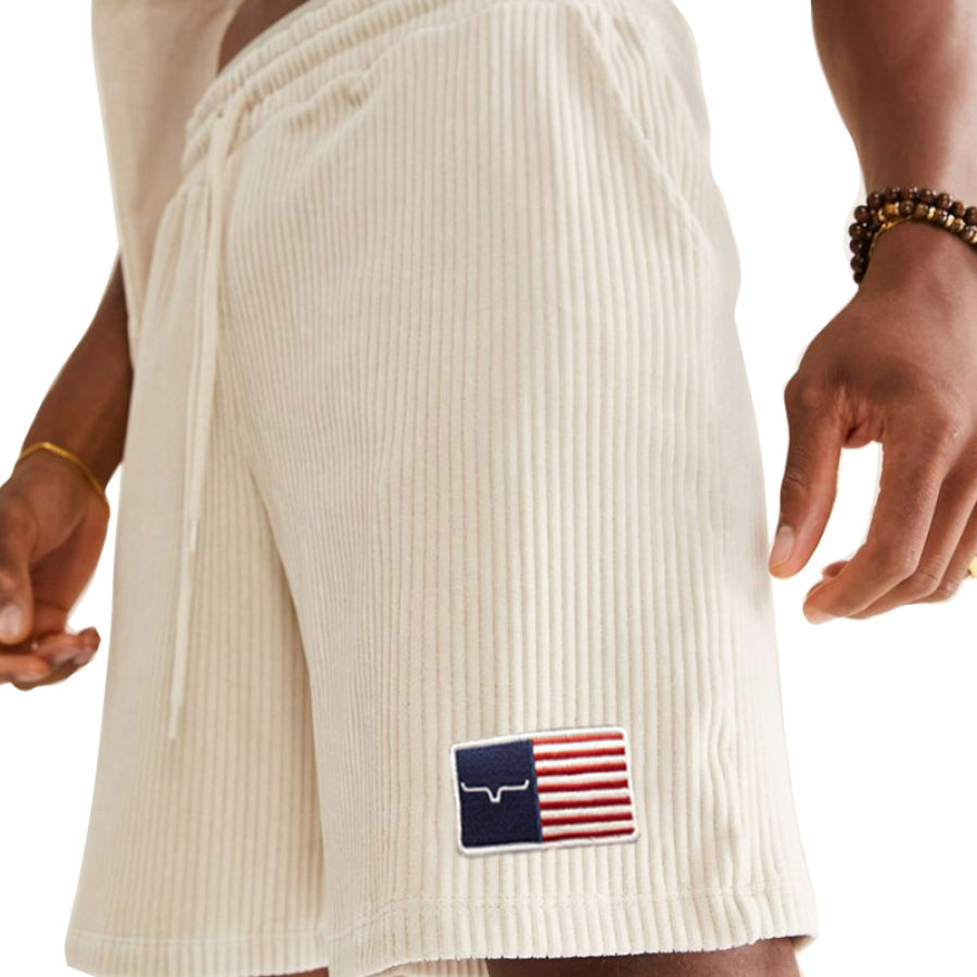 

Men's American Western Cowboy Lounge Shorts