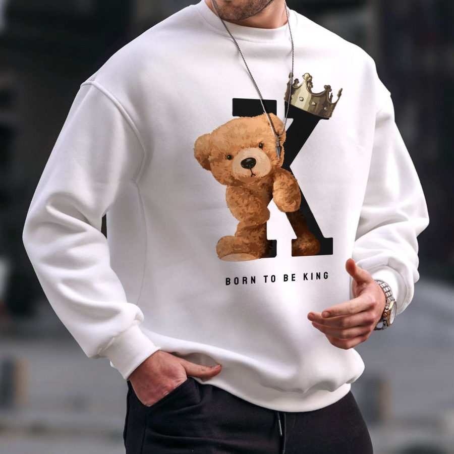 

King Biddy Print Crewneck Sweatshirt