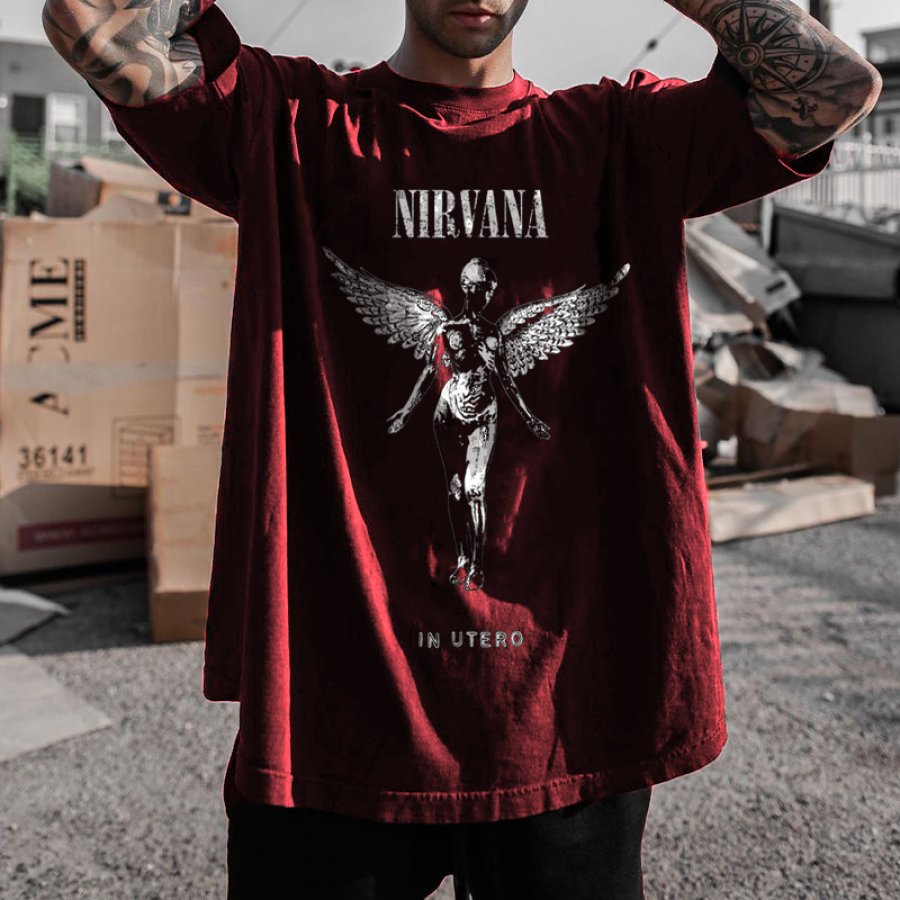 

Oversized Vintage Nirvana Fan T-Shirt