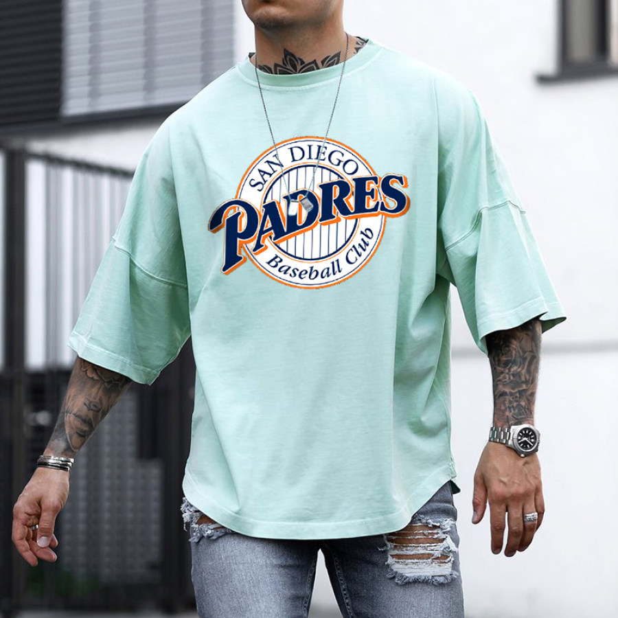 

Men's Loose Fashion Letter Printed T-shirt