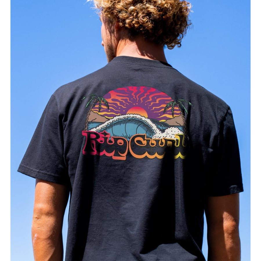 

Men's Summer Casual Short Sleeve Cotton Printed T-Shirt