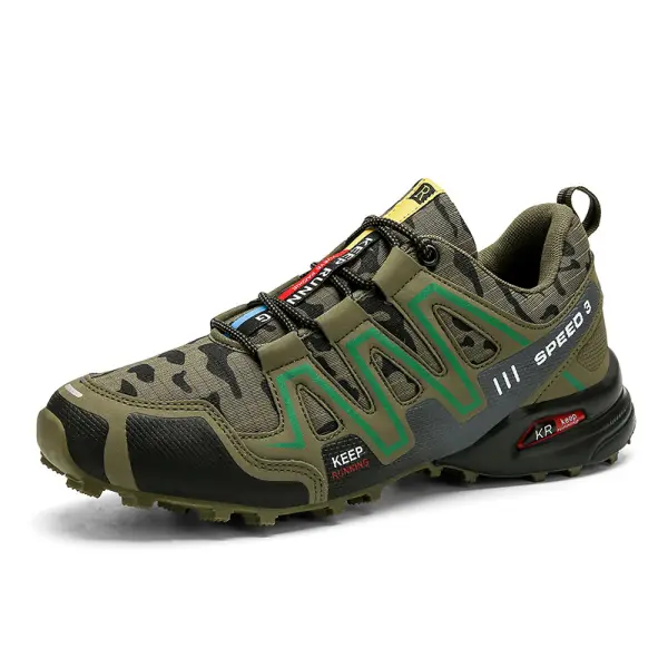 Men's Non-slip Soft Outdoor Cross-country Hiking Shoes - Cotosen.com