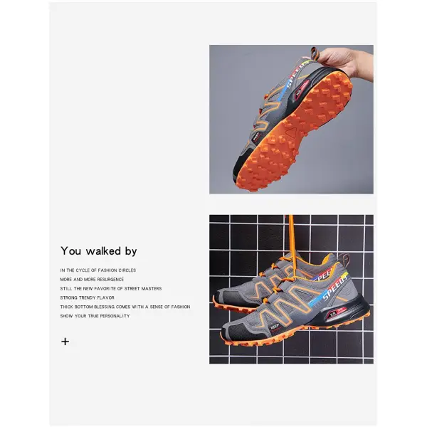 Men's Nonslip Soft Outdoor Crosscountry Hiking Shoes