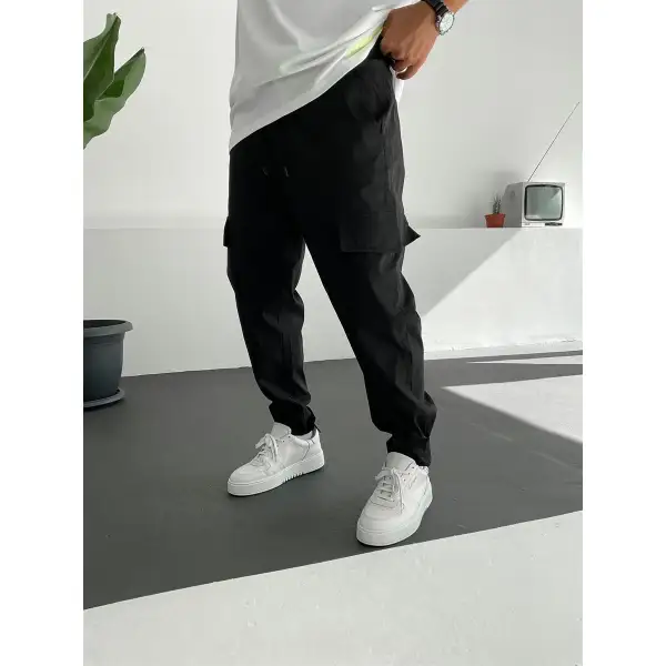 Mens Velcro Cargo Jogging Pants - Honeylop.chimpone.com 