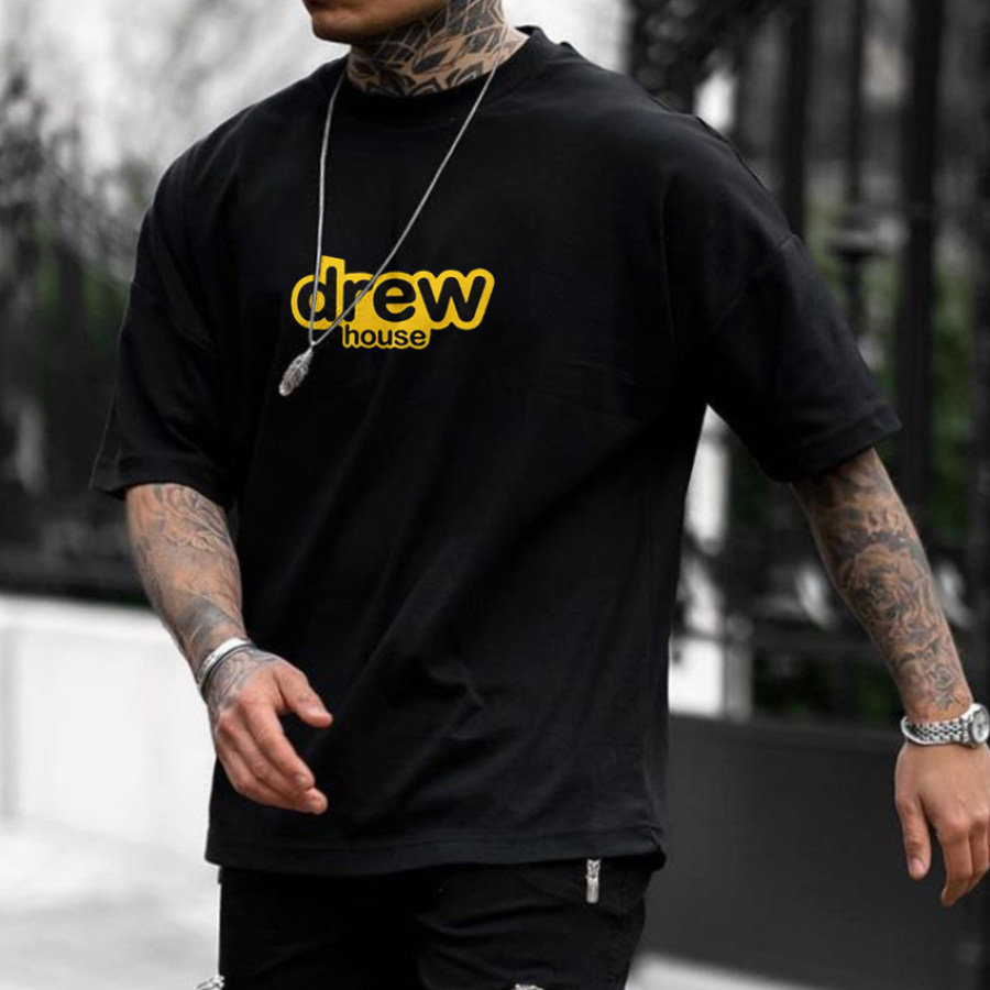 

Trendy Fashion Drew House Smiley T-shirt Oversized T-shirt
