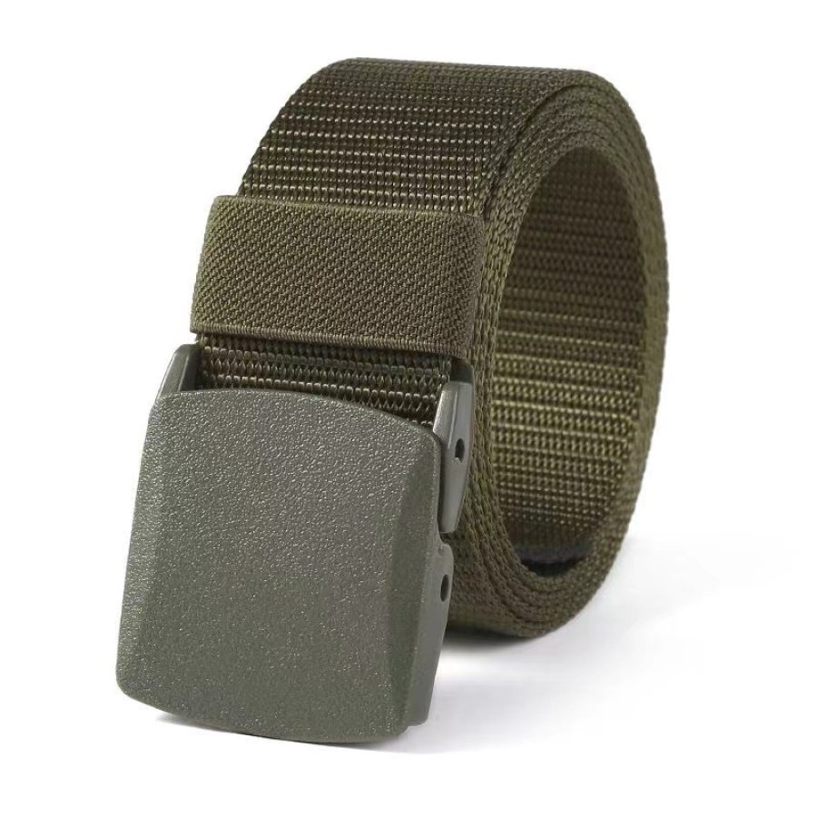 

Cinturón De Hombre Verde Militar Un Color Party Work Casual Belt