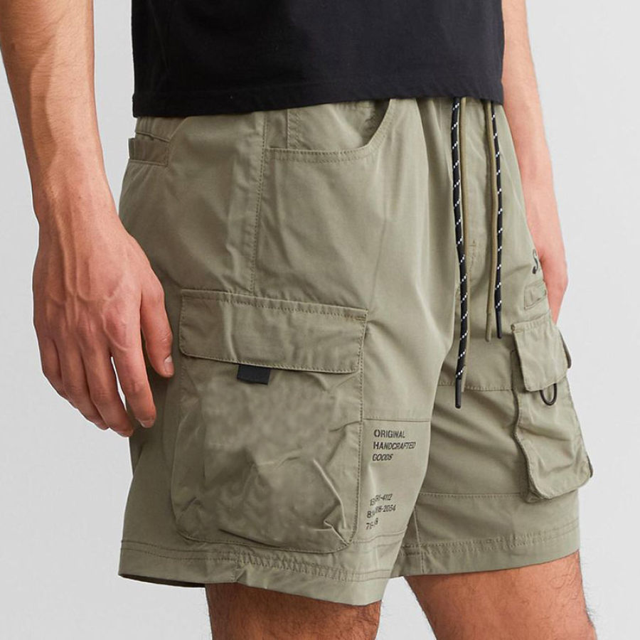 

Men's Shorts Retro Outdoor Casual Pocket Tactical Army Green
