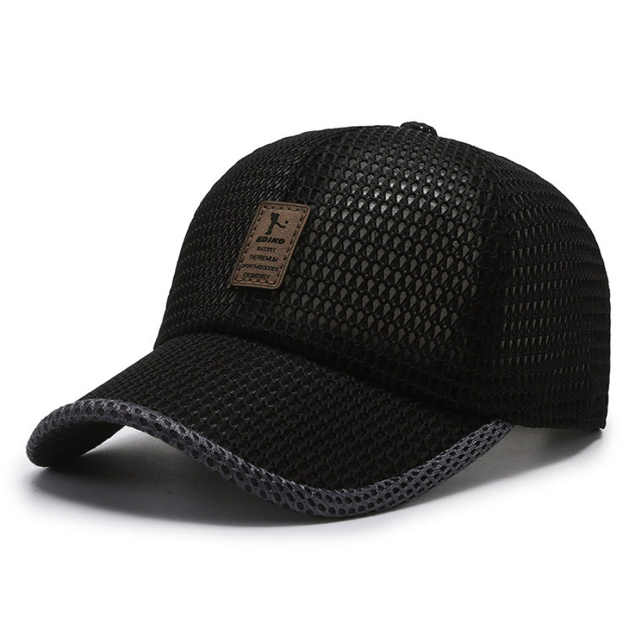 

Cappello Da Uomo Berretto Da Baseball Nero Blu Navy Outdoor Quotidiano Colore Puro Colore Puro Portatile Traspirante Cassual