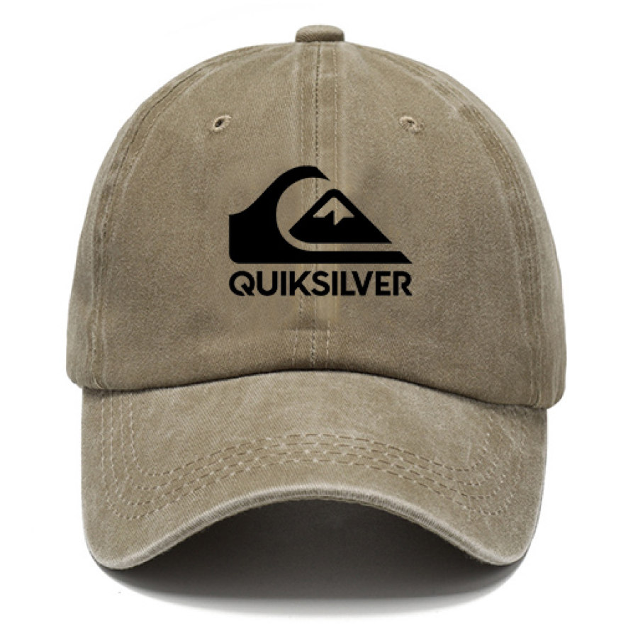 

Sonnenhut Aus Gewaschener Baumwolle Vintage Quiksilver Outdoor Casual Cap Khaki Navy Schwarz Grau Grasgrün