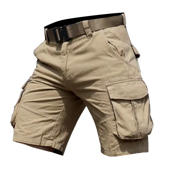 Men's Outdoor Cargo Shorts Straight Casual Multi Pocket Tactical Shorts Only $29.99 - Cotosen.com 