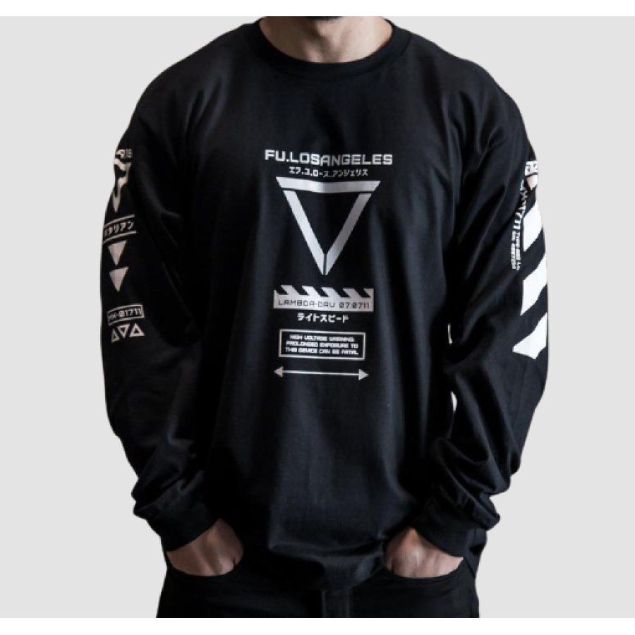 

Functional Street Trend Letter Long Sleeve T-shirt