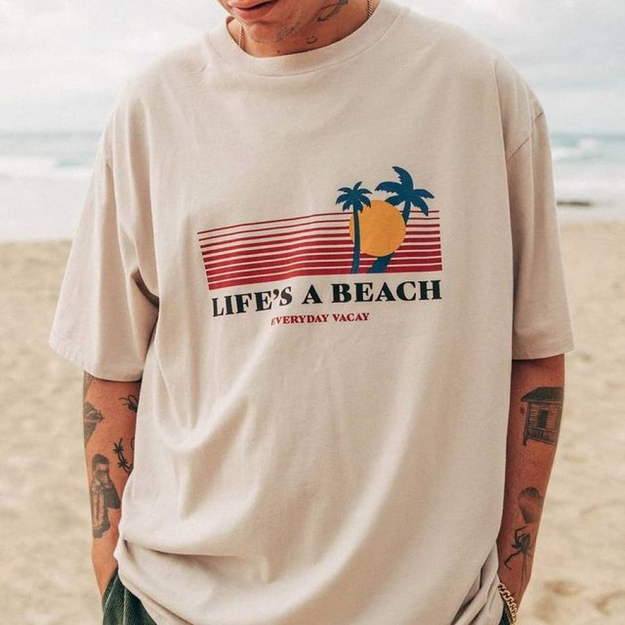

Mens Fashion Print Short Sleeve T-shirt