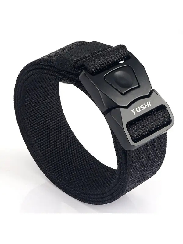 Men's Outdoor Tactical Quick Buckle Belt CS Field Training Nylon Outer Belt - Gethefashion.chimpone.com 
