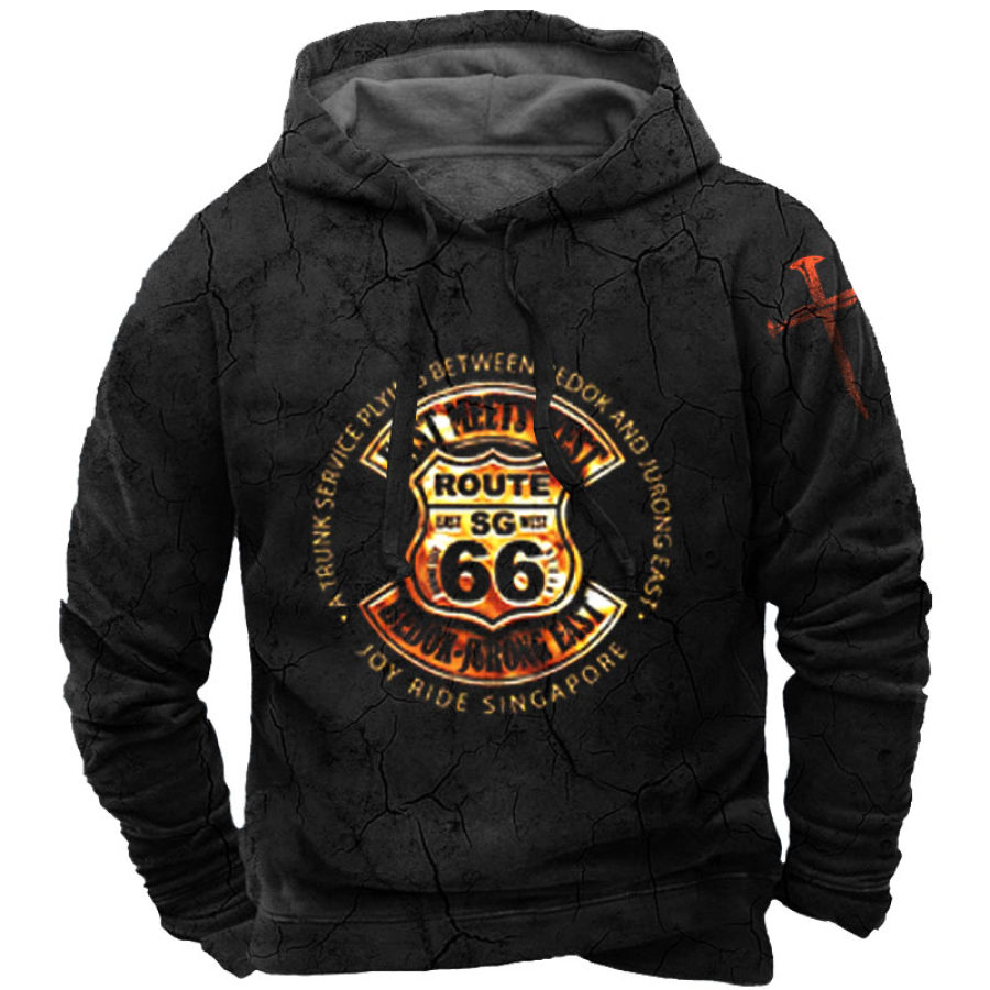 

Men's Route 66 Motorcycle Hoodie