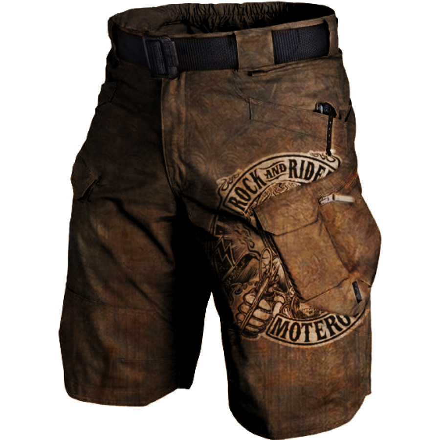 

Mens Rock And Rider Loose Tactical Shorts