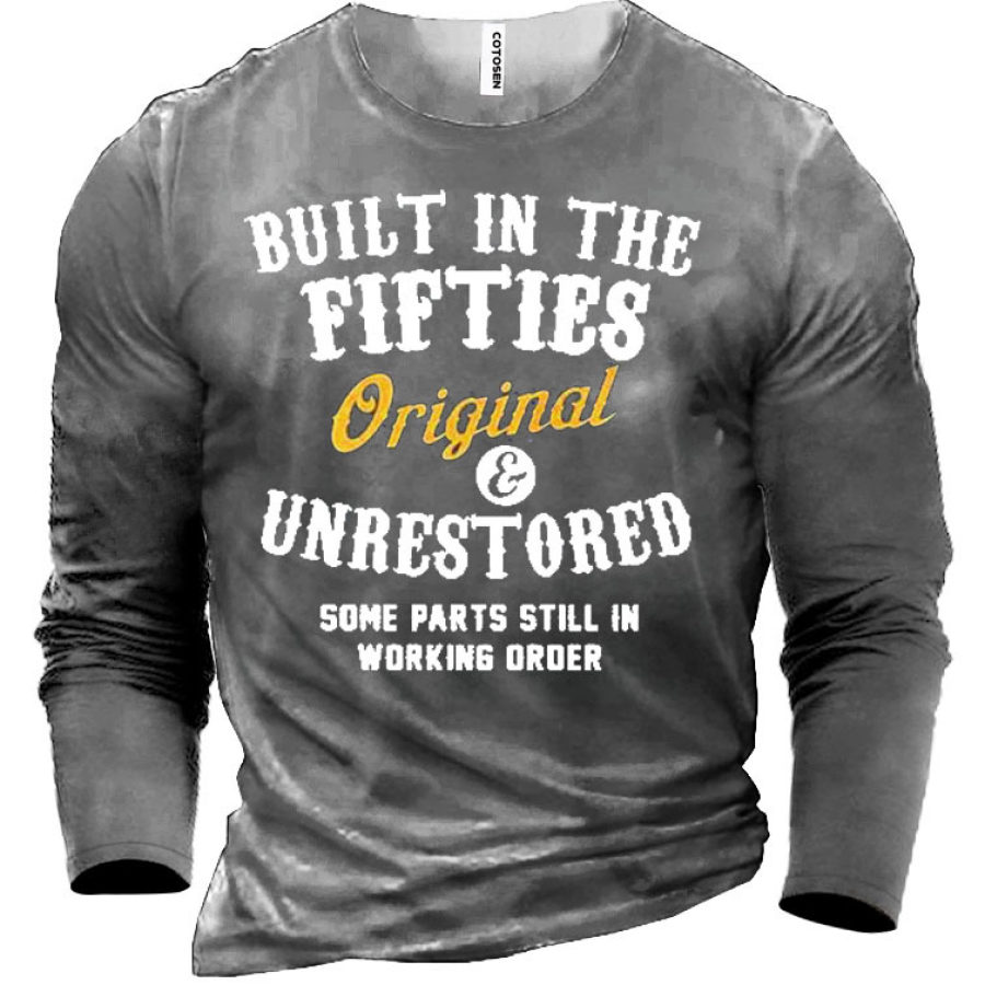 

Funny Built In The Fifties Men's T-shirt