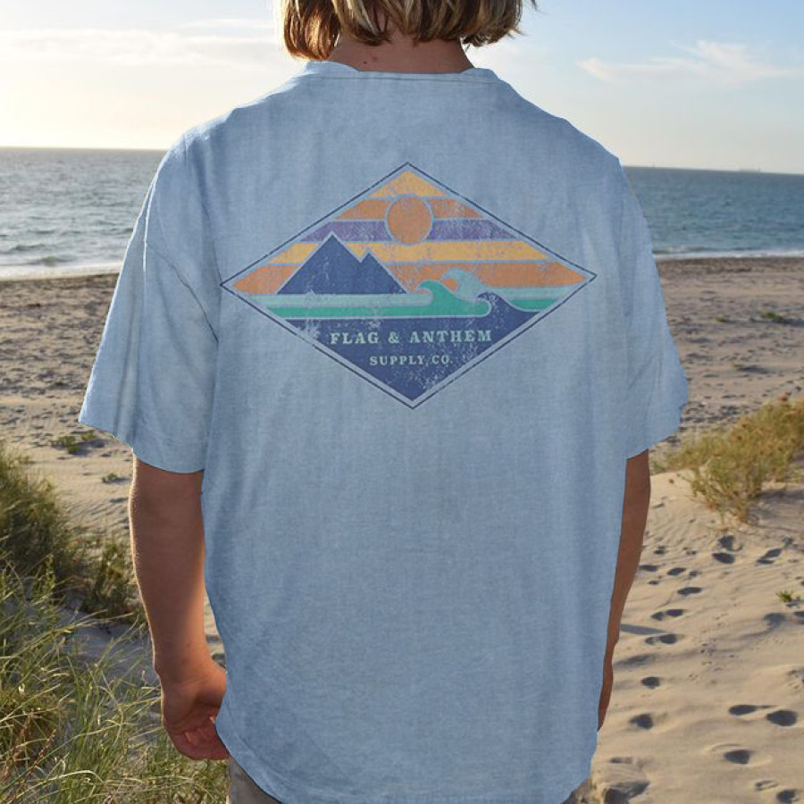 

Mens Fashion Casual Printed T-shirt