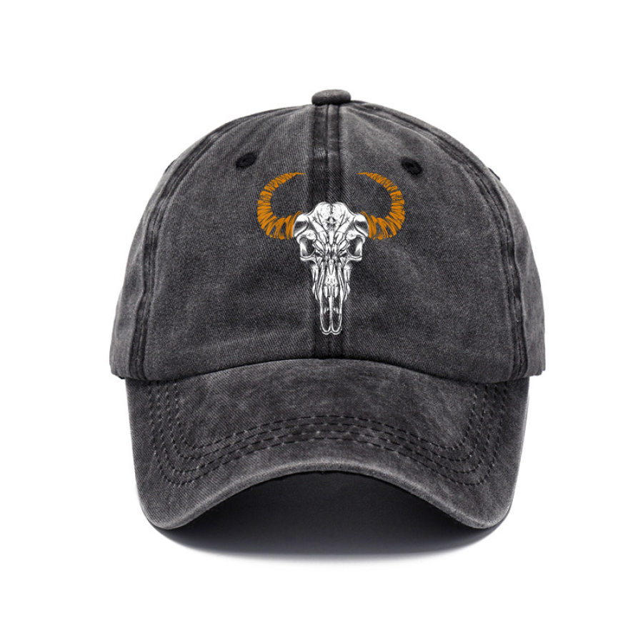 

Bull Skull Cowboy Sun Hat