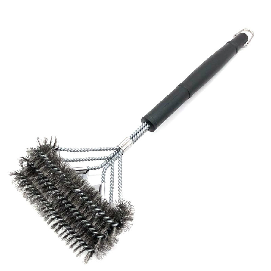 

Grill Cleaning Brush Bristle Free BBQ Grill Accessories Safe BBQ Cleaning Grill Brush Extra Wide Scraper BBQ Brush