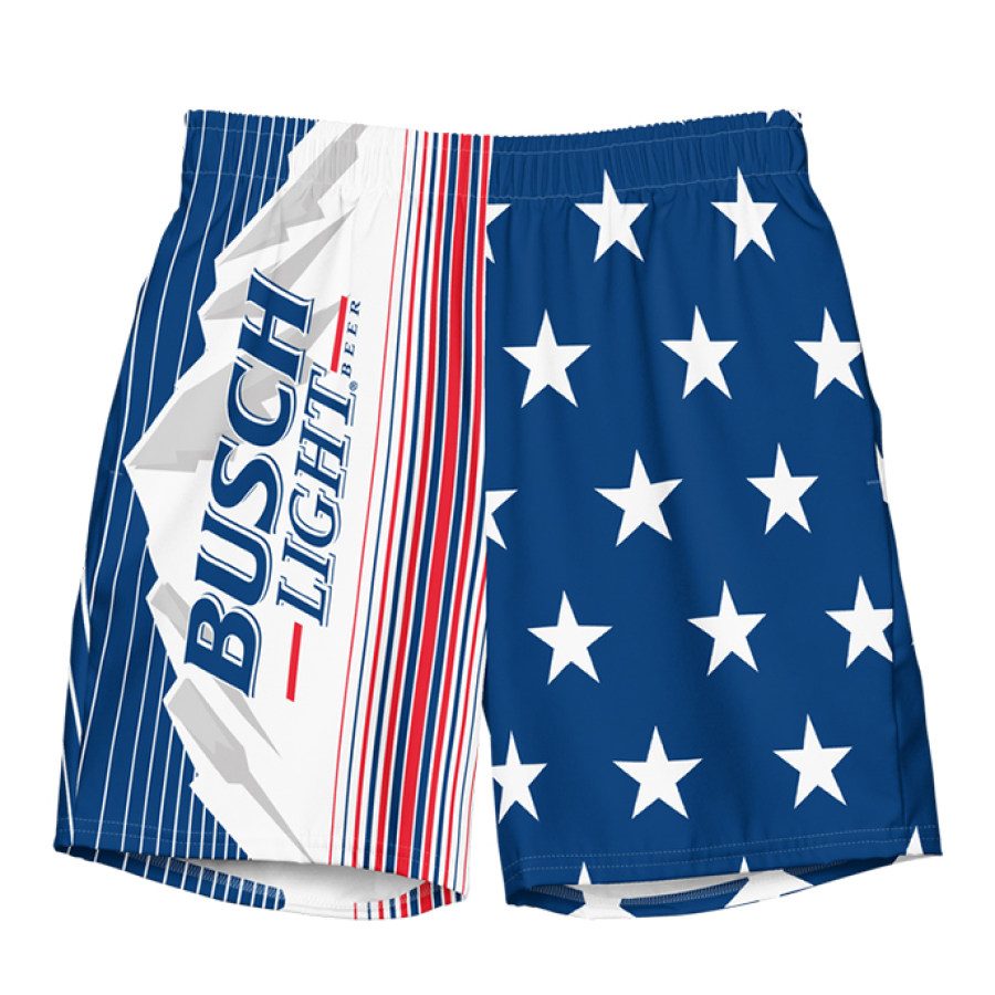 

Men Beer Swim Trunks