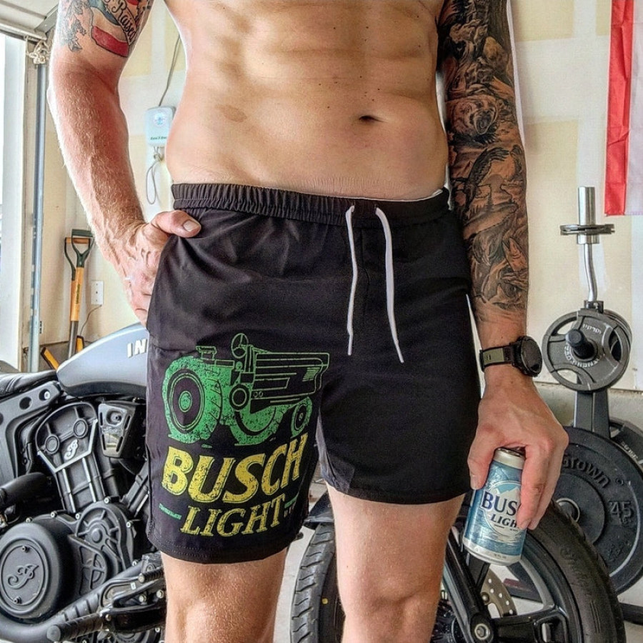 

Men's 5'' Shorts Light Tractor Swim Trunks Shorts With Pockets Summer Vacation Shorts