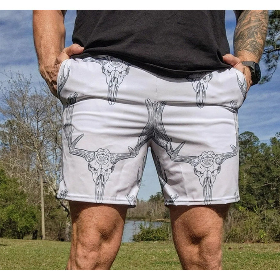 

Men's 5'' Shorts Cowboy Swim Trunks Beach Shorts With Pockets Summer Vacation Shorts