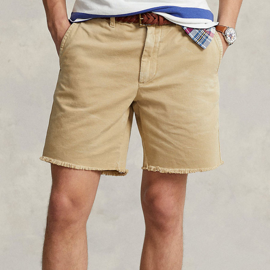 

Men's Shorts Simple Pocket Tooling Wear-resistant Casual 5 Inch Shorts Bermuda Shorts Khaki