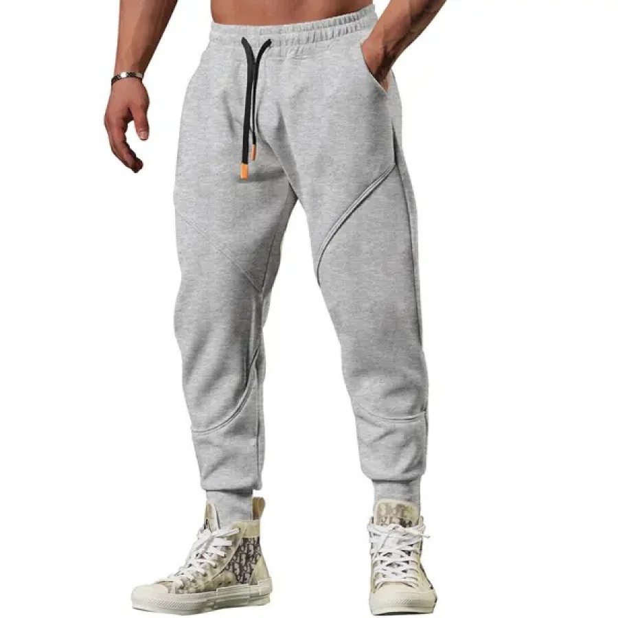 

Men's Outdoor Casual Trousers Legged Pants Fitness Running Training Sports Pants