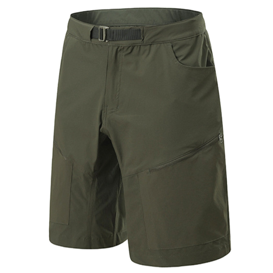 

Men's Outdoor Loose Breathable Tooling Multi-pocket Straight Cropped Shorts