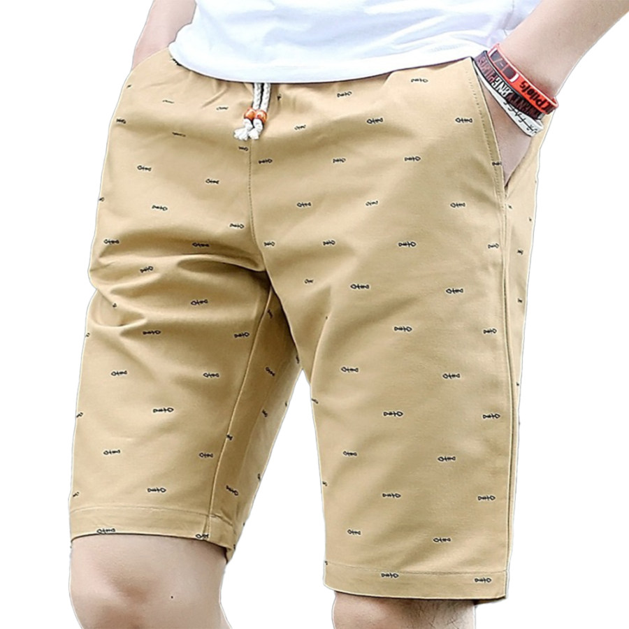 

Men's Casual Slim Cotton Shorts