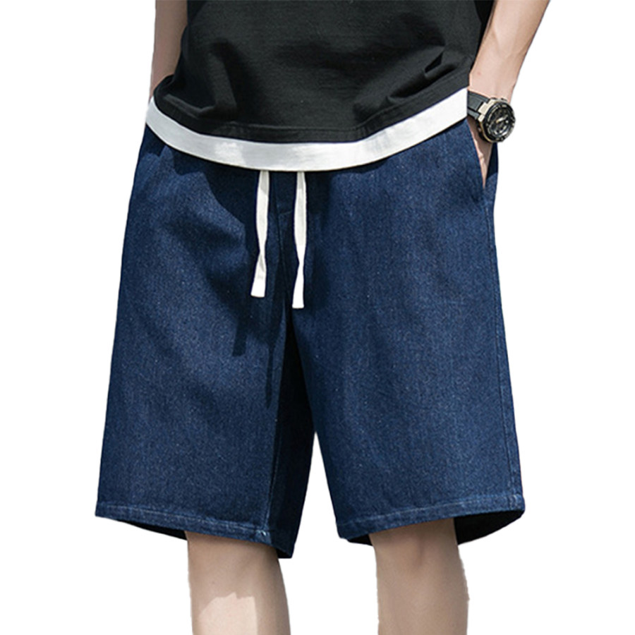 

Men's Casual Loose Denim Shorts