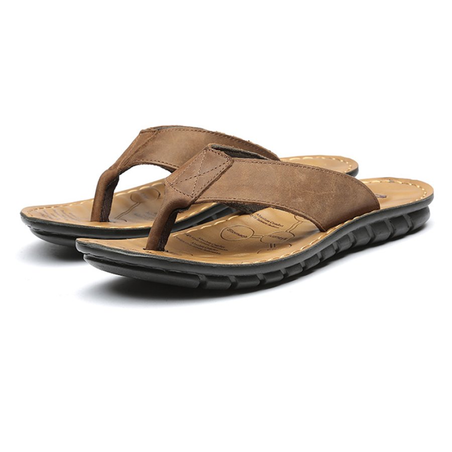 

Herren-Flip-Flops 3-Punkt-Flip-Flop Sportliche Sandale Rutschfeste Lässige Bequeme Hausschuhe Für Strandsurfen