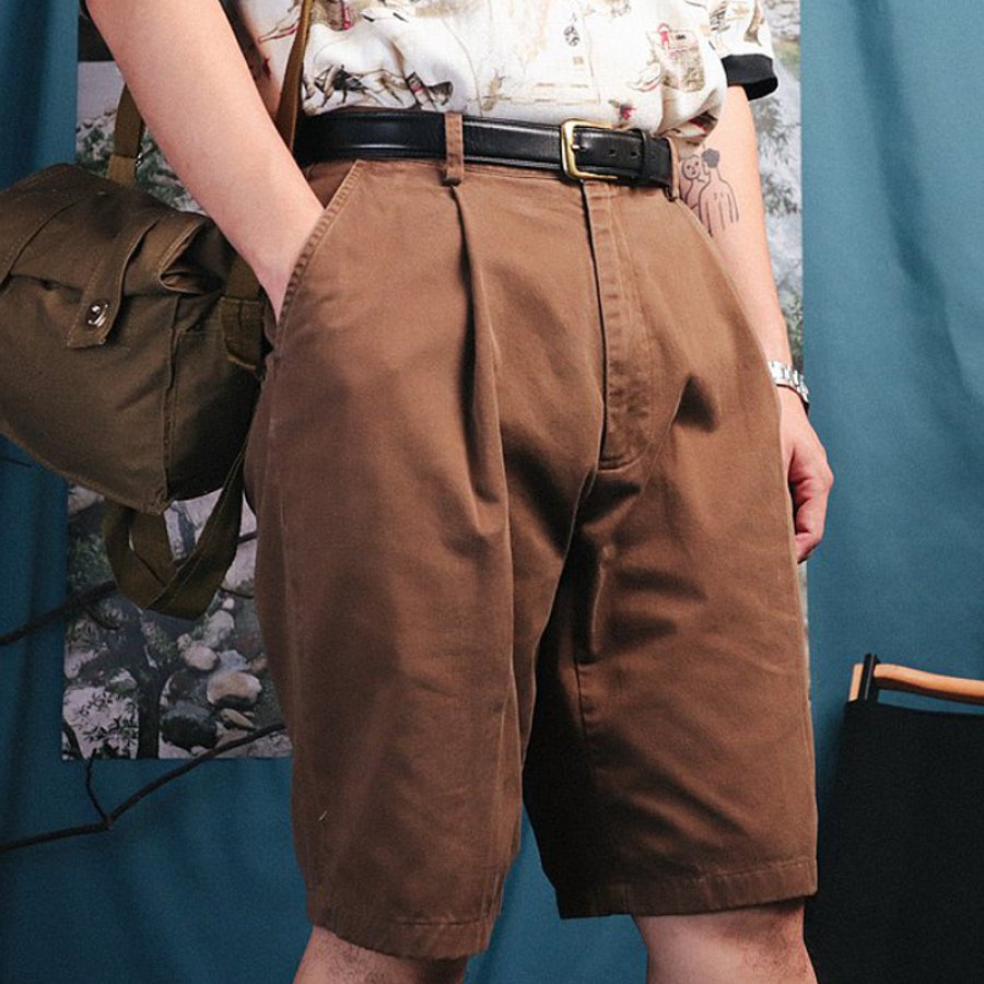 

Men's Retro Comfortable Vintage Shorts Breathable Casual Cargo Shorts