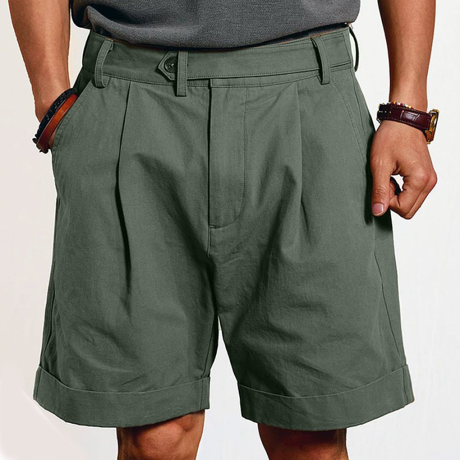 

Men's Retro Comfortable Vintage Shorts Breathable Casual Cargo Shorts