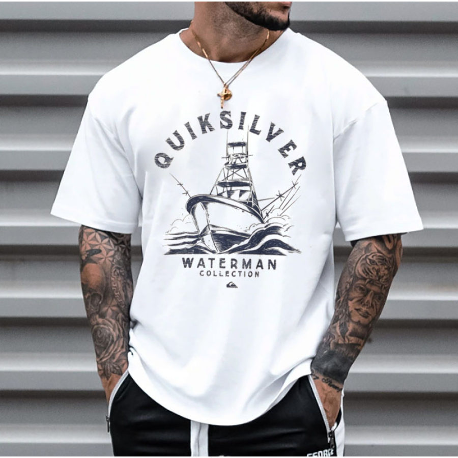 

Men's Vintage Print T-Shirt