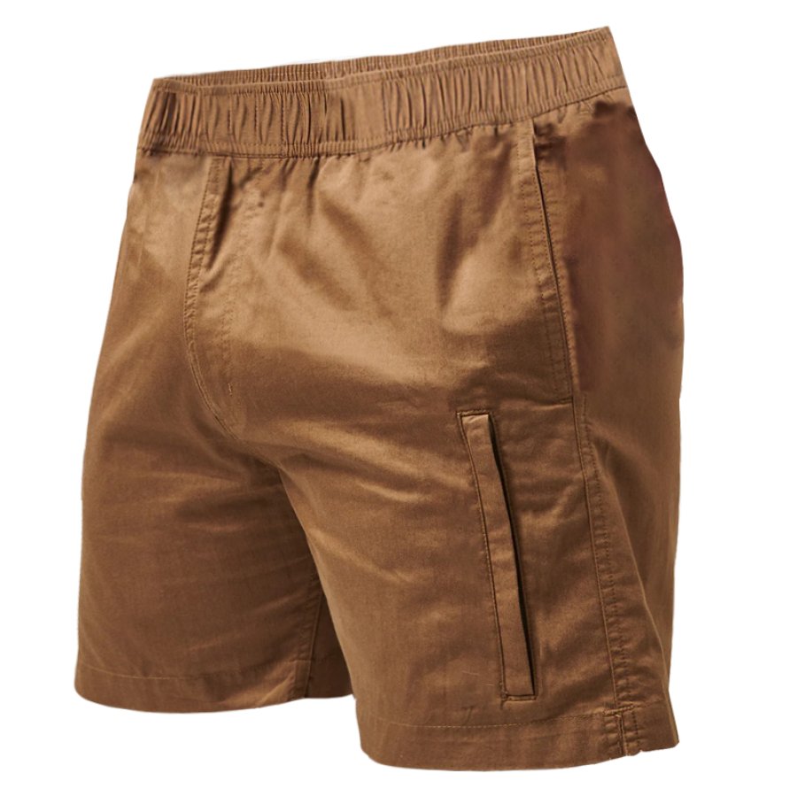 

Men's Retro Multiple Pockets Comfortable Vintage Shorts Breathable Casual Cargo Shorts