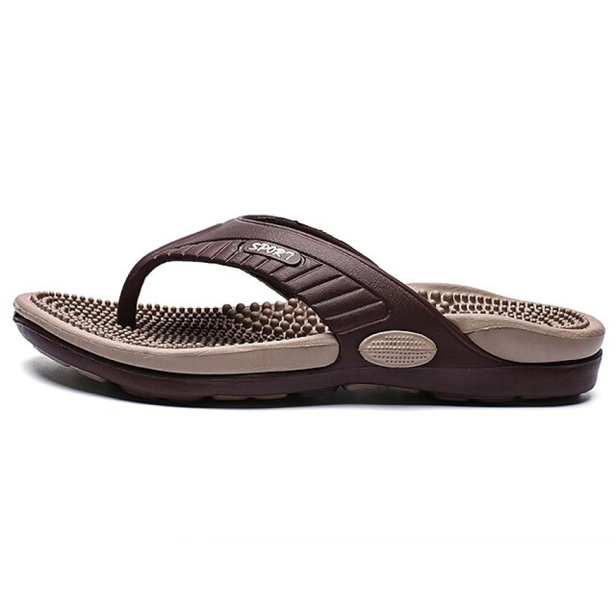 

Chanclas Para Hombre Prendas De Vestir Exteriores Ligeras Y Transpirables Sandalias Antideslizantes De Playa A La Moda