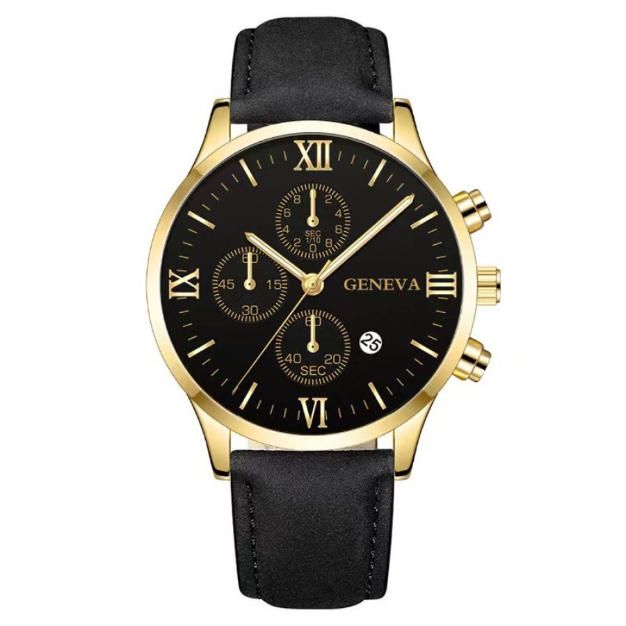 

Quartz Watch For Men Analog Quartz Retro Casual Classic Chronograph Alloy Leather Classic Theme Vintage Theme