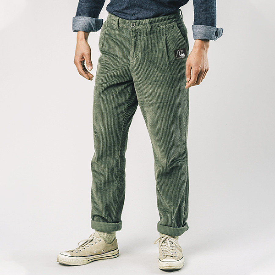 

Quicksilver Men's Surf Pants Vintage Corduroy Loose Trousers