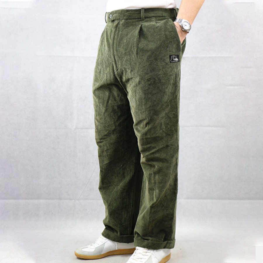 

Quicksilver Men's Surf Pants Vintage Corduroy Loose Trousers