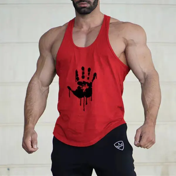 Men's Fitness Vest Sports Vest Summer Sweat-absorbing Thin Strap Tank Tops - Blaroken.com 